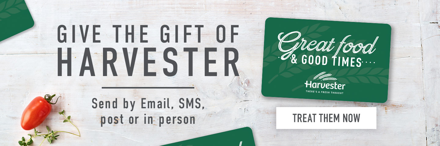 Harvester Gift Card at [outlet] in [outlet-town]