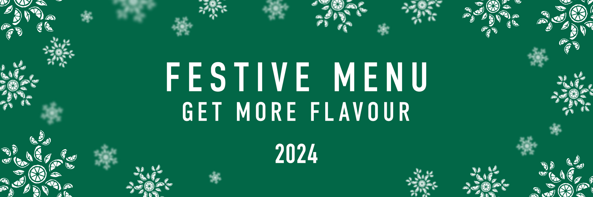 NEW Christmas Menu 2024 • Maidstone