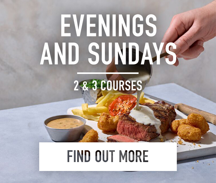 Evenings & Sundays food deals