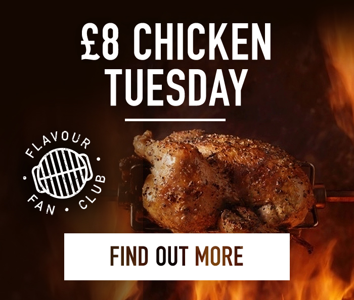 £8 Chicken Tuesday food offer