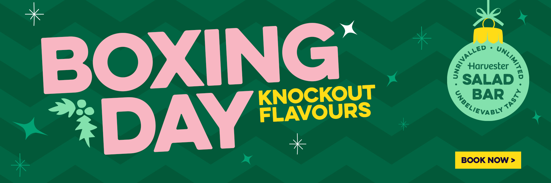 Harvester Swindon Kids Boxing Day Menu  - Harvester 