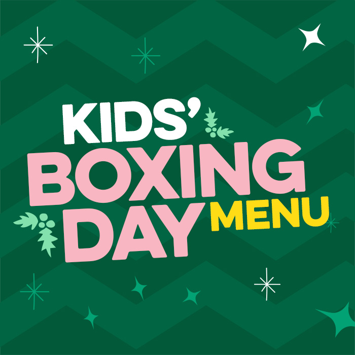 Boxing Day menu at Harvester