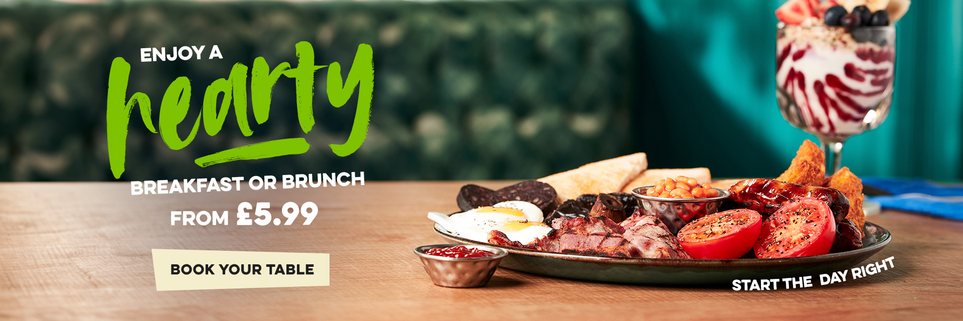 Harvester breakfast at HORSE & GROOM SIDCUP