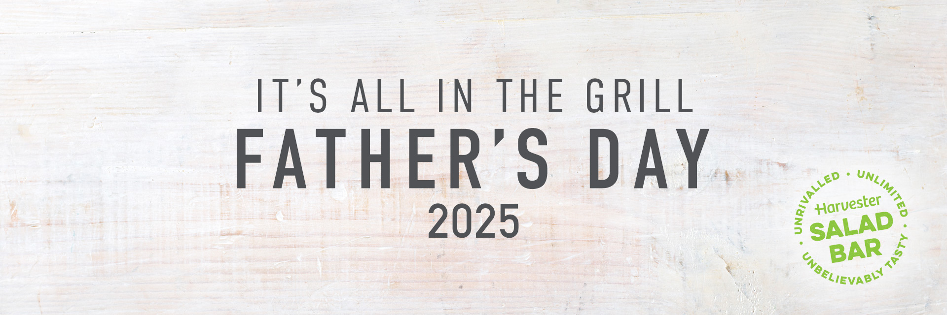 Father’s Day at Harvester Coed-Y-Gores